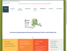 Tablet Screenshot of alaskafcca.org